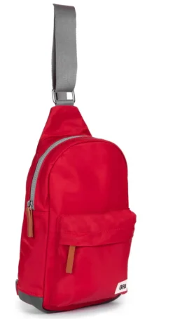 Ori London Bags-Willesdon B Cranberry Recycled Nylon Crossbody Bag- Large