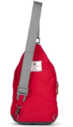 Ori London Bags-Willesdon B Cranberry Recycled Nylon Crossbody Bag- Large