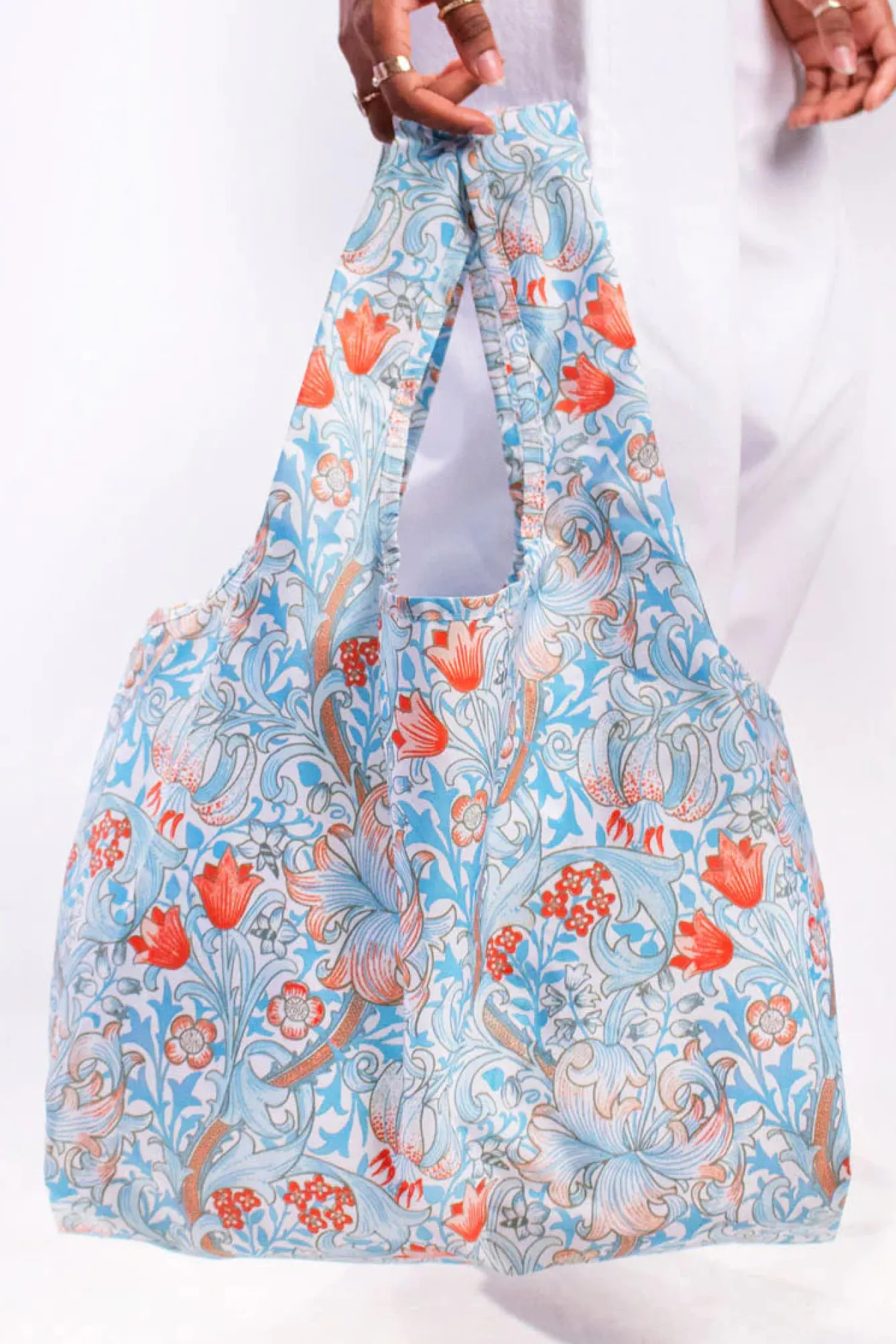 Kind Bag London Bags-William Morris Golden Lily Medium Reusable Bag