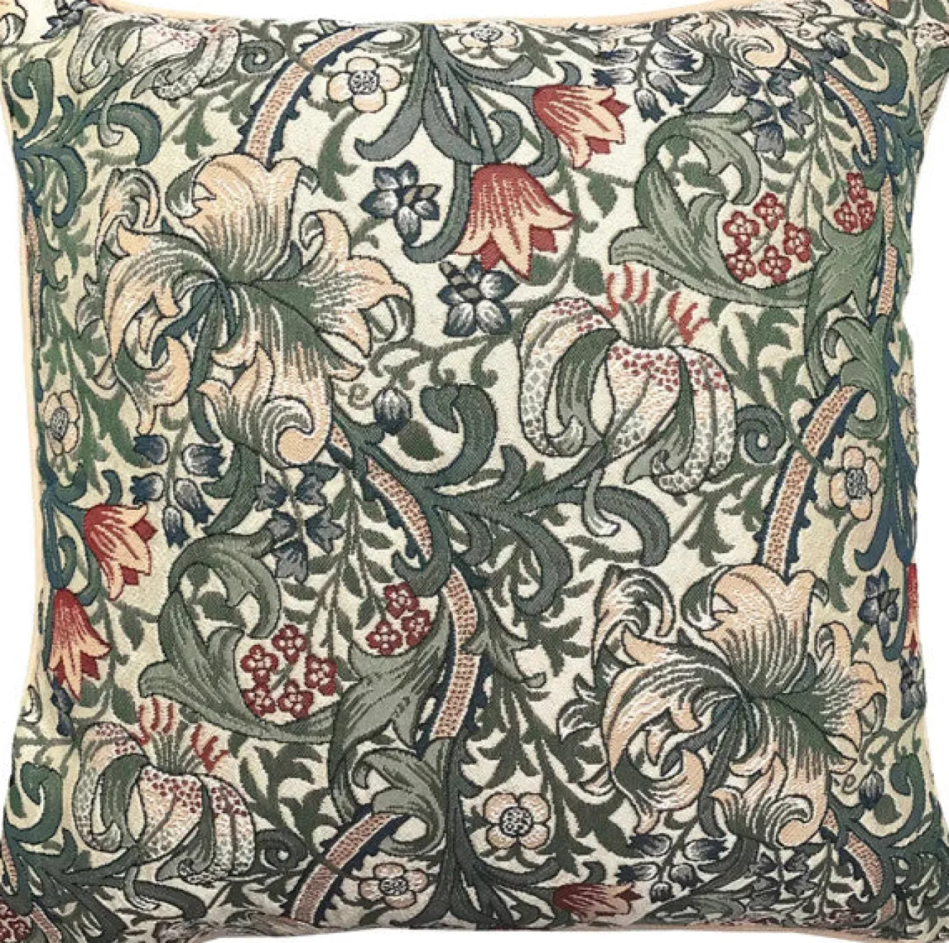 Signare Pillows & Throws-William Morris Golden Lily Pillow