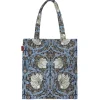 Signare Bags-William Morris Pimpernel and Thyme Blue Flat Tote Bag