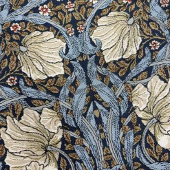 Signare Bags-William Morris Pimpernel and Thyme Blue Flat Tote Bag