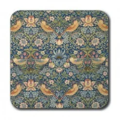 Customworks Coasters-William Morris Strawberry Thief Coaster