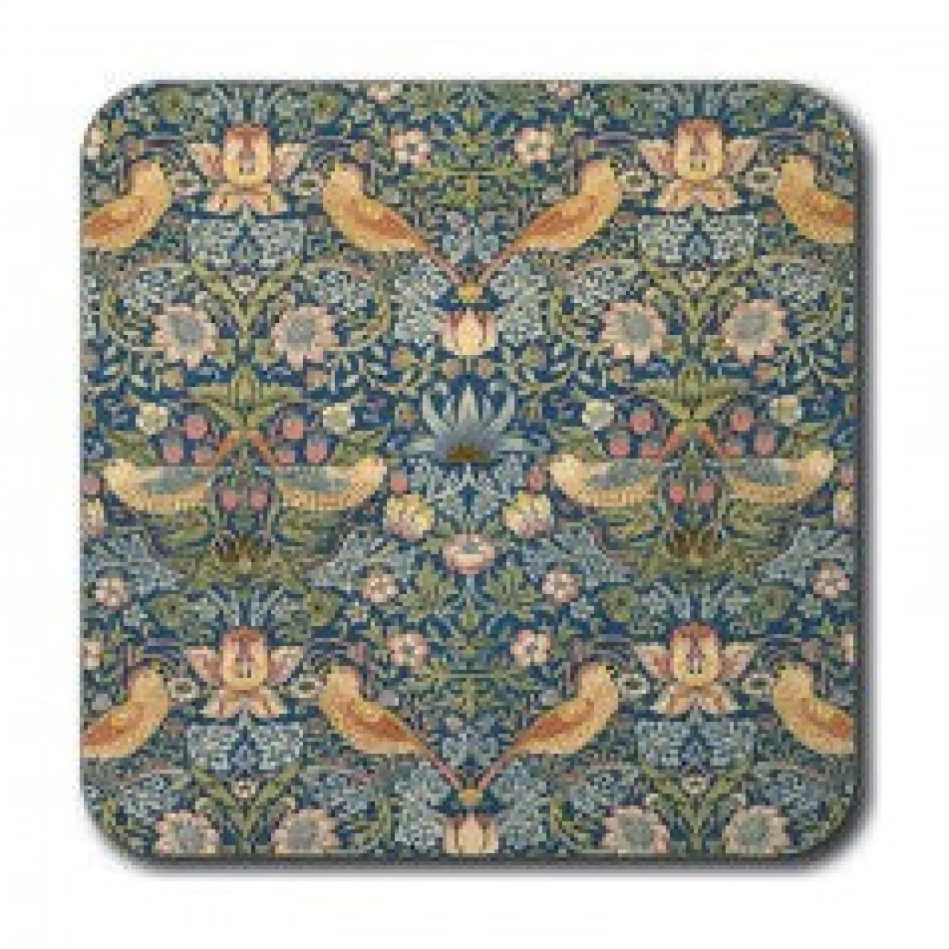 Customworks Coasters-William Morris Strawberry Thief Coaster
