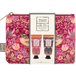 William Morris Soaps & Lotions-Strawberry Thief Hand Care Bag