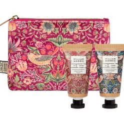 William Morris Soaps & Lotions-Strawberry Thief Hand Care Bag