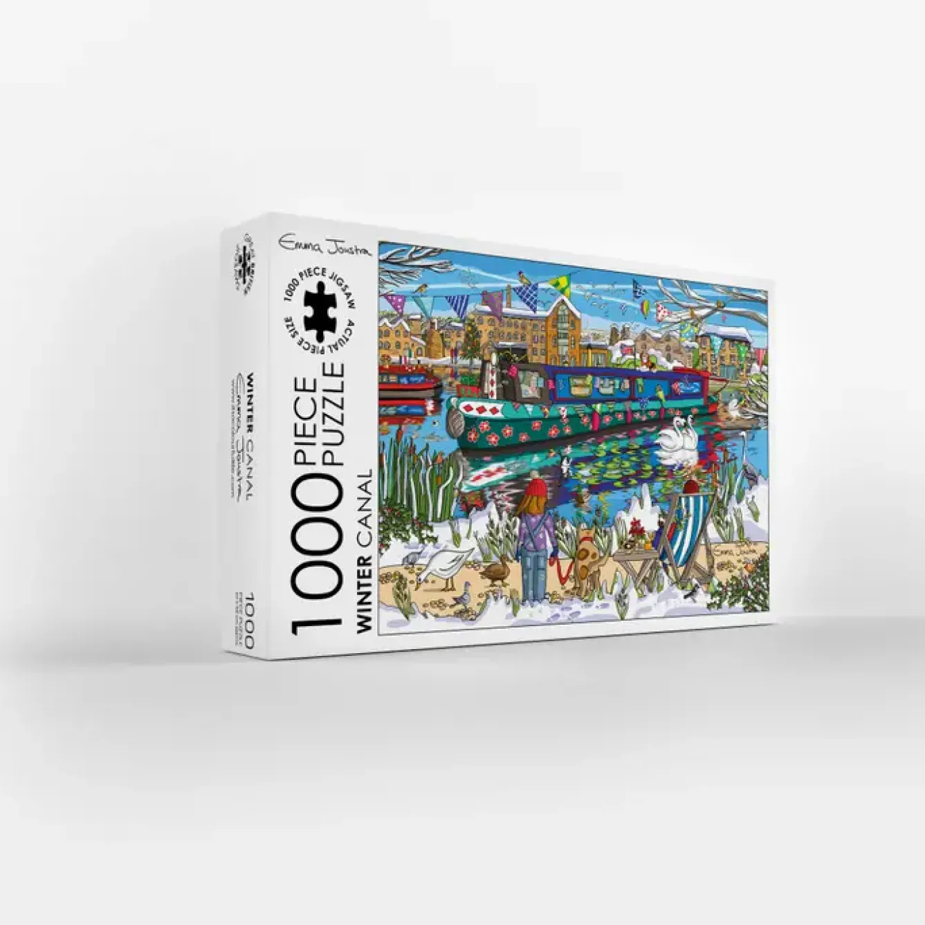 GB Jigsaws Ltd Puzzles-Winter Canal 1000 Piece Jigsaw Puzzle