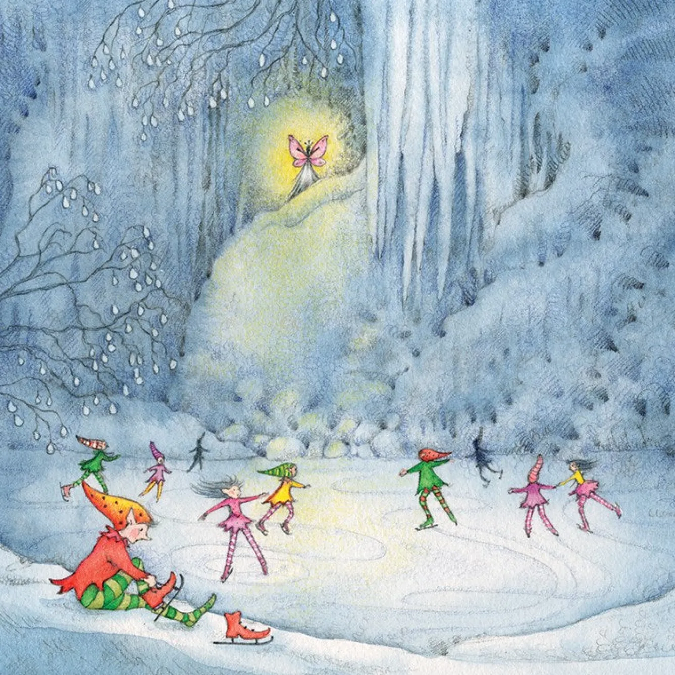 Moongazer Cards Christmas Cards|Greeting Cards-Winter Faeries Greeting Card