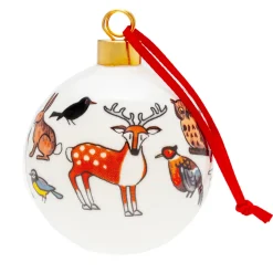 Alison Gardiner Christmas Decorations|Seasonal Decor-Winter Wildlife Bauble Boxed