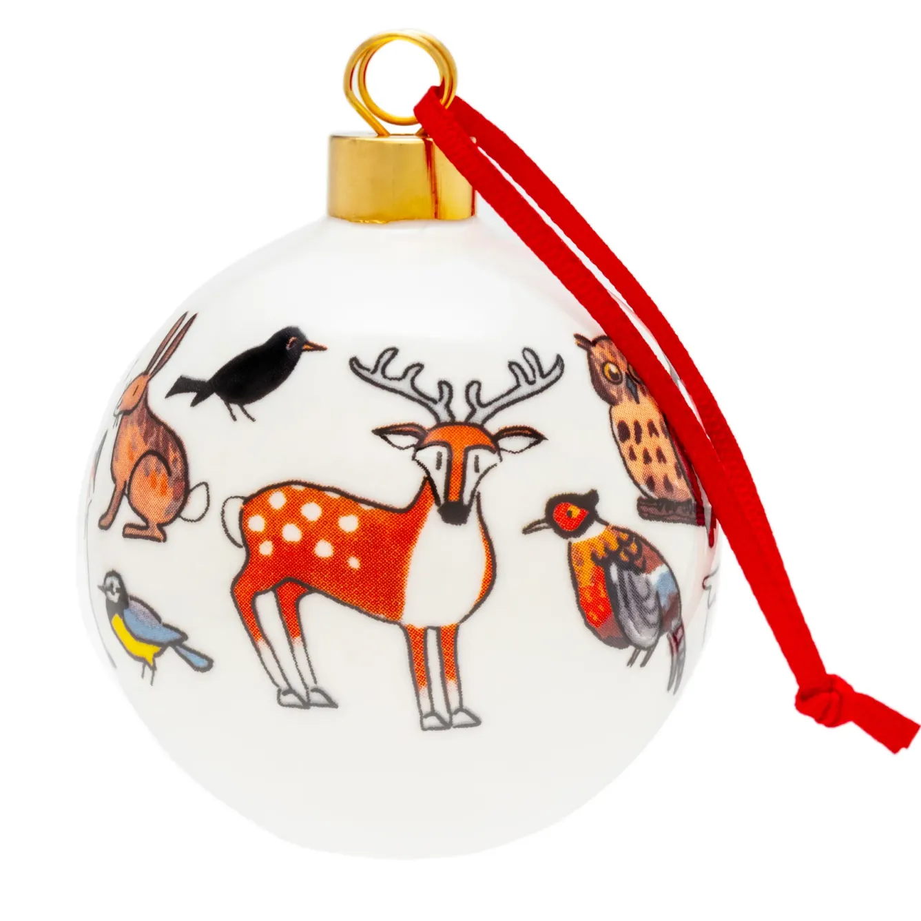 Alison Gardiner Christmas Decorations|Seasonal Decor-Winter Wildlife Bauble Boxed
