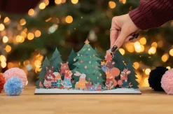 Dapple & Dot Christmas|Advent-Winter Woodland Pop Out and Build Advent Calendar