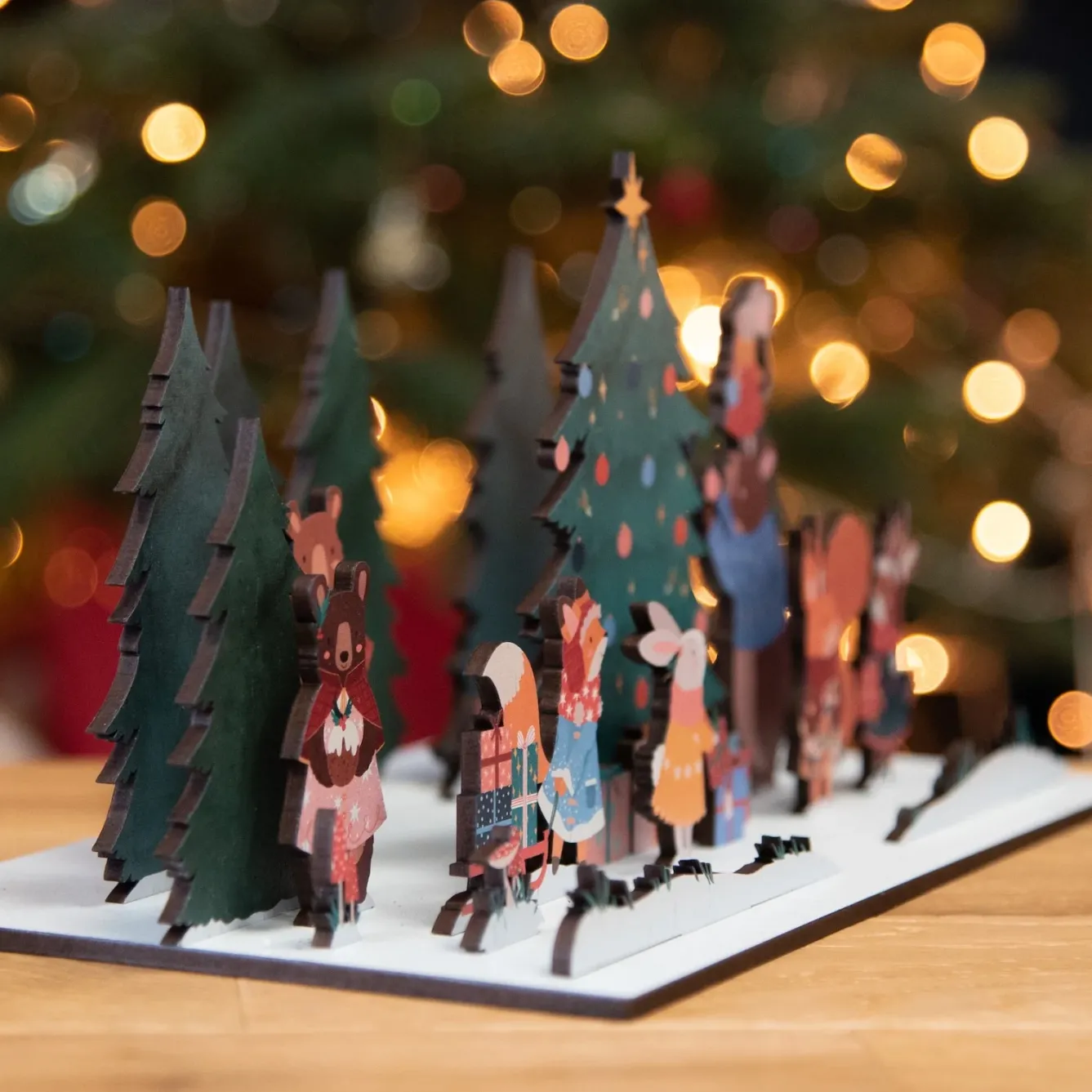 Dapple & Dot Christmas|Advent-Winter Woodland Pop Out and Build Advent Calendar