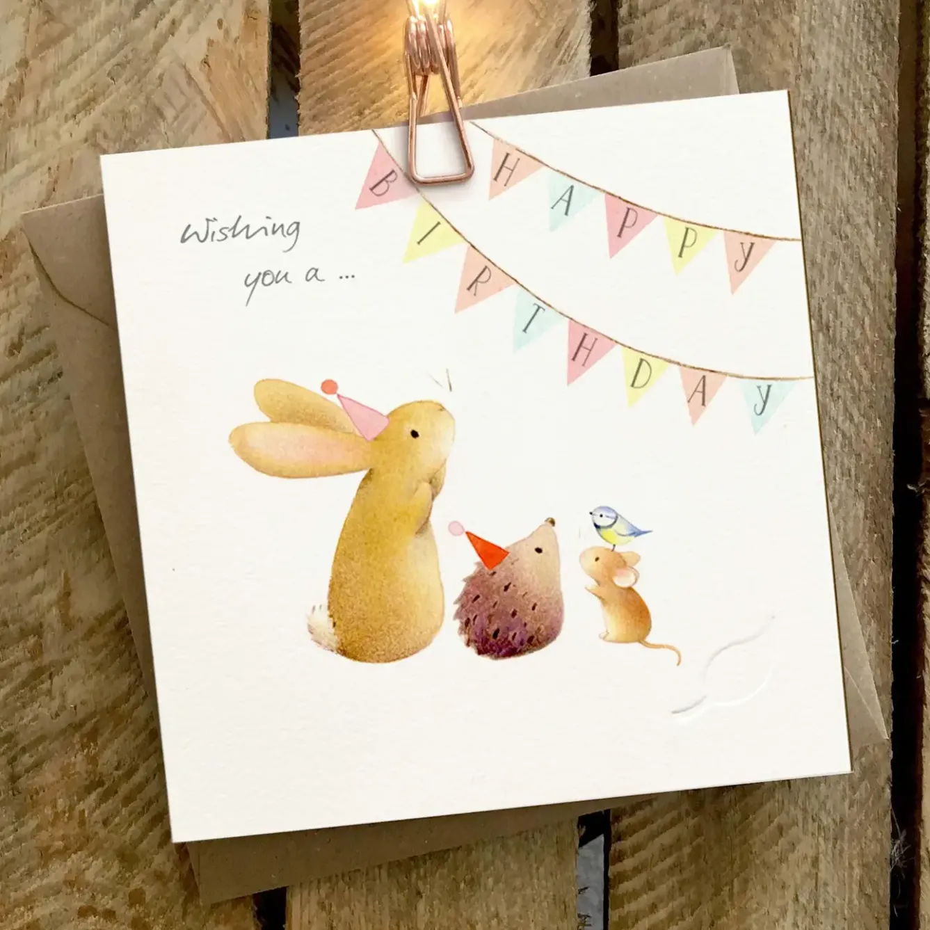 Ginger Betty Greeting Cards-Wishing You a Happy Birthday Card