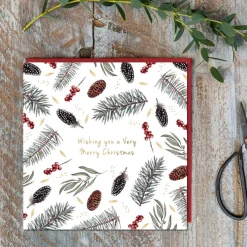 Toasted Crumpet Christmas Cards|Christmas-Wishing You a Very Merry Christmas Greetings Card