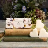 Toasted Crumpet Soaps & Lotions-'With Love' Regency Gardens Mini Moments Boxed Trio of Heart Soaps