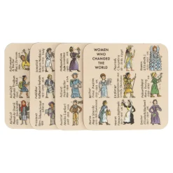 Picturemaps Coasters-Women Who Changed the World Set of 4 Coasters