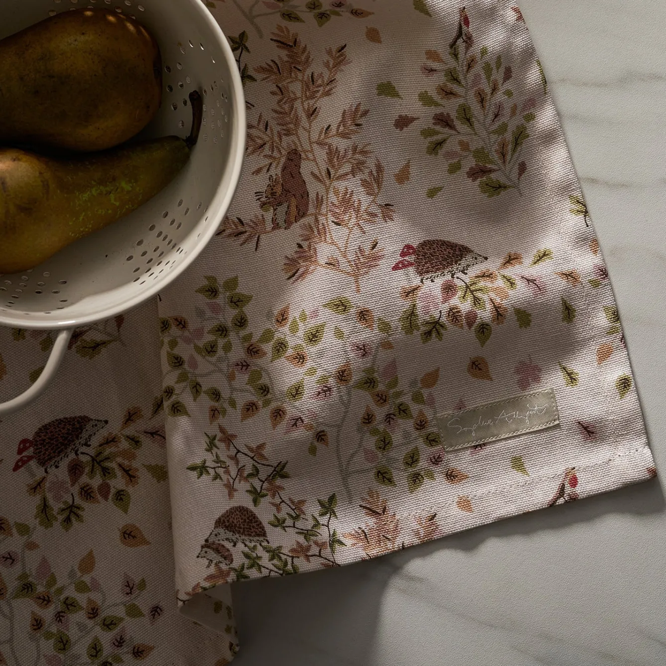 Sophie Allport Tea|Tea Towels-Woodland Friends Tea Towel
