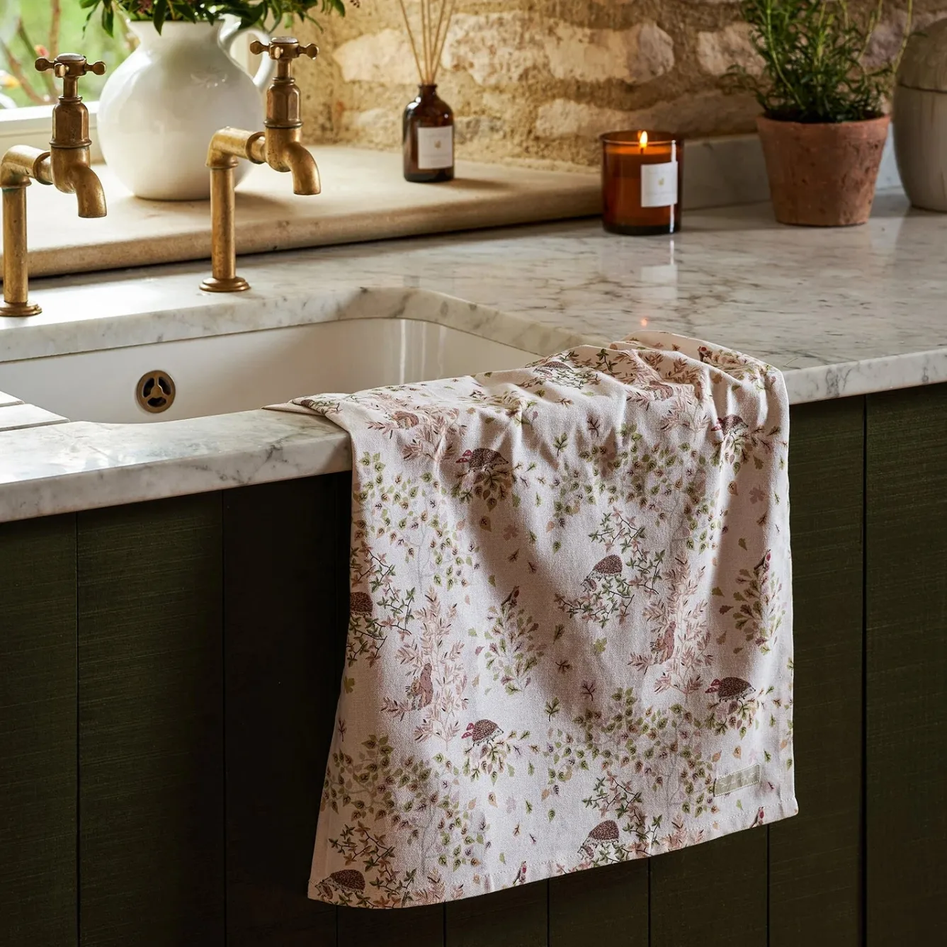 Sophie Allport Tea|Tea Towels-Woodland Friends Tea Towel