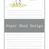 Paper Shed Design Stationery-Woodland Mouse "My Little List" Magnetic List Pad