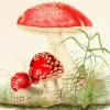 Madame Treacle Greeting Cards-Woodland Mushrooms - Little Vintage Greeting Card