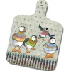 Emma Ball Kitchenware|Chopping Boards-Woolly Puffins Mini Chopping Board