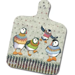 Emma Ball Kitchenware|Chopping Boards-Woolly Puffins Mini Chopping Board