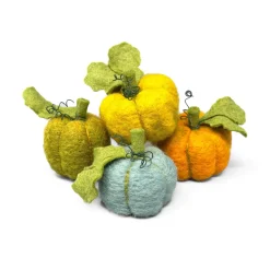 The Crafty Kit Co. Halloween|Crafts-Woolly Pumpkins Needle Felting Kit