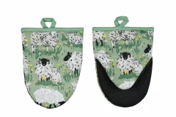 Ulster Weavers Oven Gloves/Mitts-Woolly Sheep Micro Mitts Twin Pack