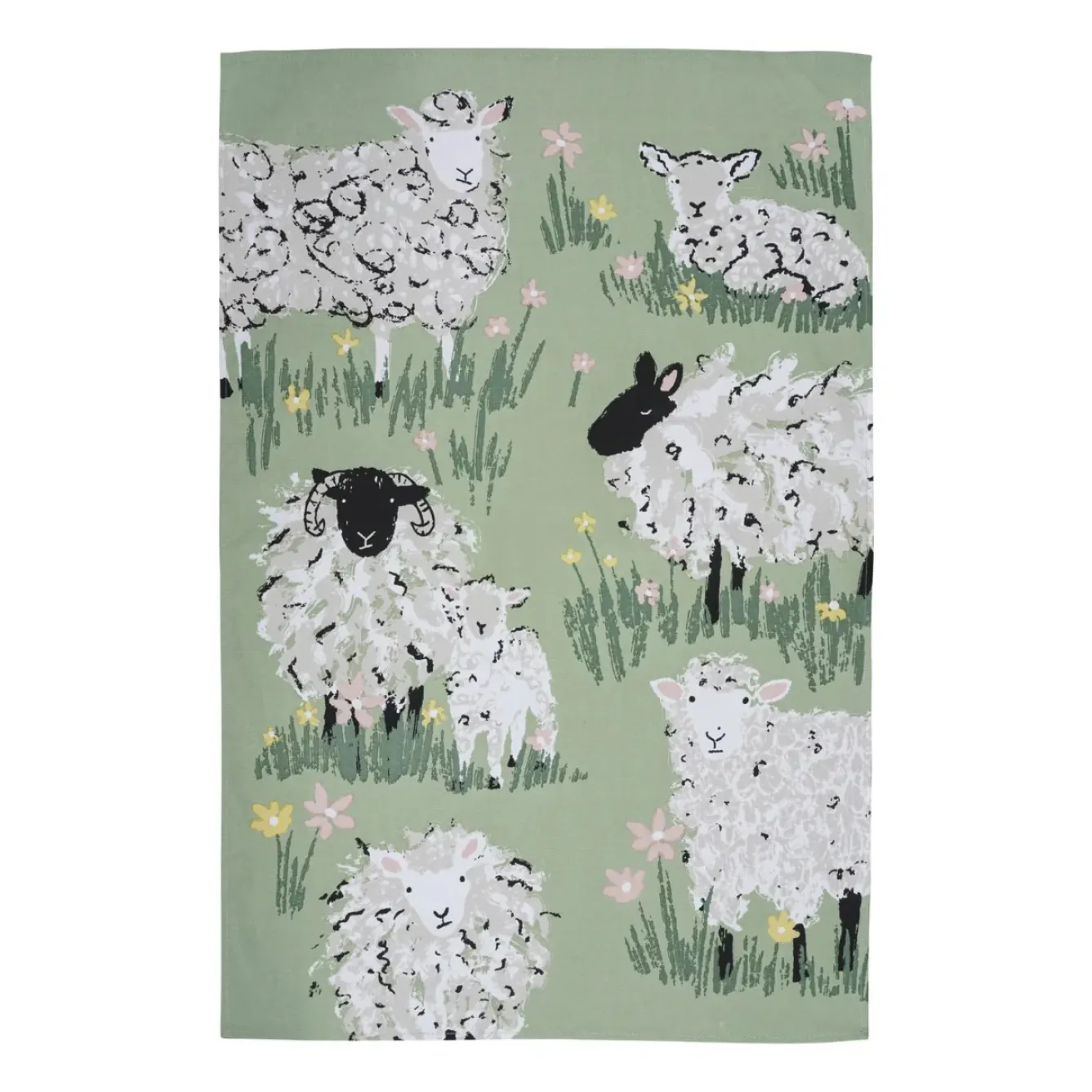 Ulster Weavers Easter|Tea-Woolly Sheep Tea Towel
