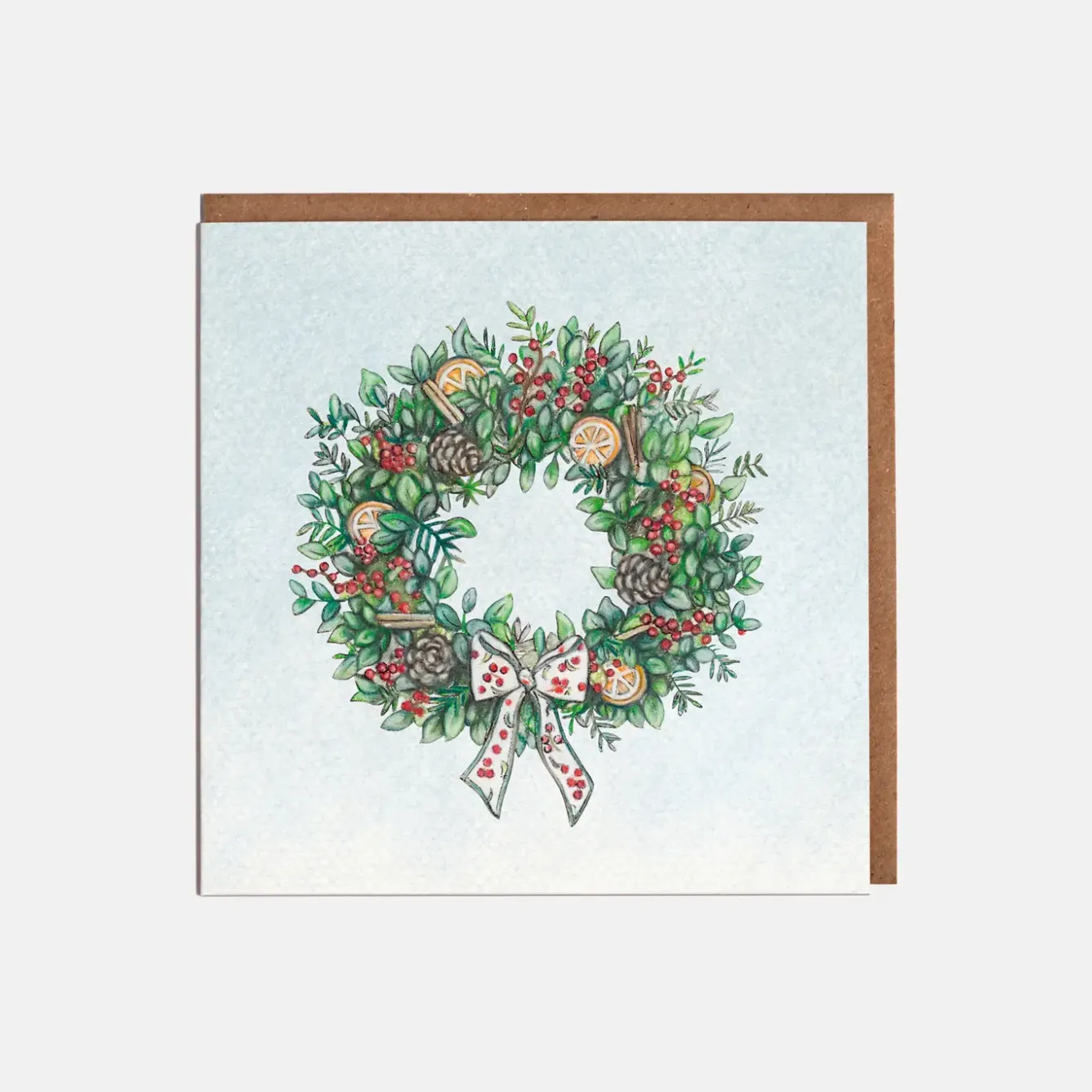 Lottie Murphy Christmas Cards|Christmas-Wreath Christmas Card