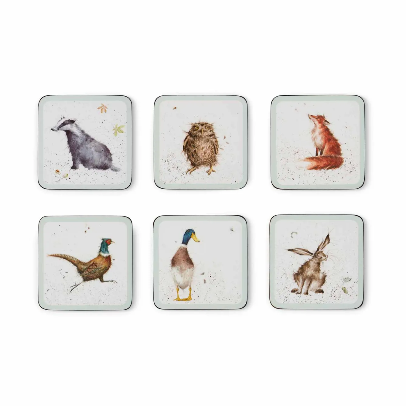 Wrendale Designs Coasters-Set of 6 Coasters