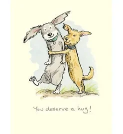 Two Bad Mice Greeting Cards-You Deserve a Hug! Greetings Card