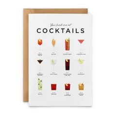 Everlong Print Co. Greeting Cards-You Had Me at Cocktails Card