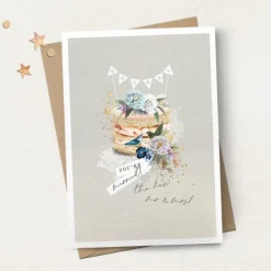 Stephanie Davies Greeting Cards-You're Married Wedding Cake Greeting Card