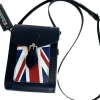 Zatchels Bags-Handmade Leather Union Jack Festival Bag - Navy
