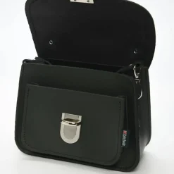 Zatchels Bags-Handmade Leather Luna Ivy Green Small Handbag