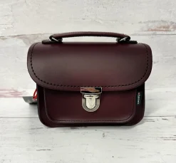 Zatchels Bags-Handmade Leather Luna Marsala Red Small Handbag