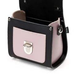 Zatchels Bags-Handmade Leather Sugarcube Rose Truffle Small Handbag