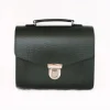 Zatchels Bags-Handmade Leather Sugarcube Grande Executive British Racing Green Handbag