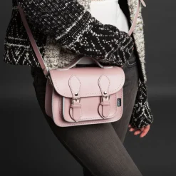 Zatchels Bags-Handmade Leather Micro Satchel - Navy