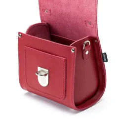 Zatchels Bags-Handmade Leather Sugarcube Plus Handbag - Red